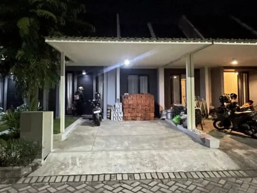 Rumah Taman Sukodono Village SHM, 2 KT, AC, Bonus Material Bangunan