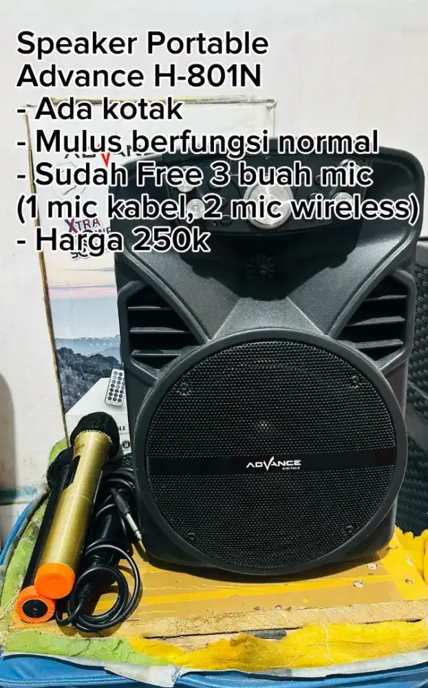 Speaker Portable Advance Preloved Anak Kost