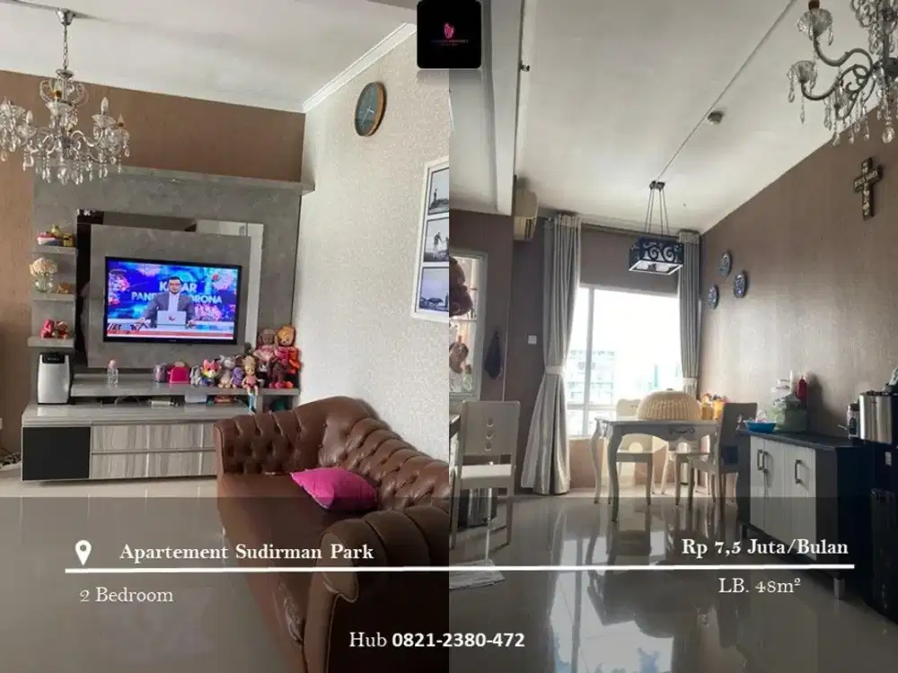 Disewakan Apartement Sudirman Park High Floor 2BR FF