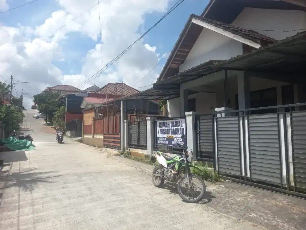Dijual cepat Rumah 2 Lantai, perum polda blkg bangun reksa