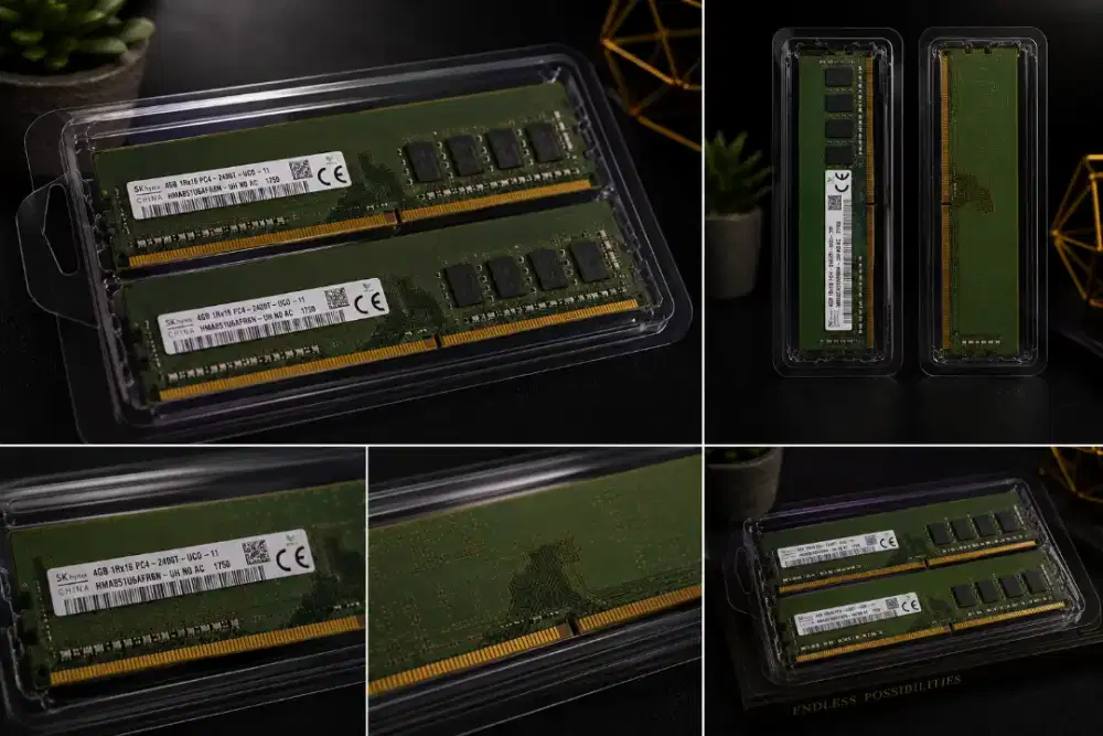 SK Hynix RAM 4GB 1Rx16 DDR4 PC @2 Set