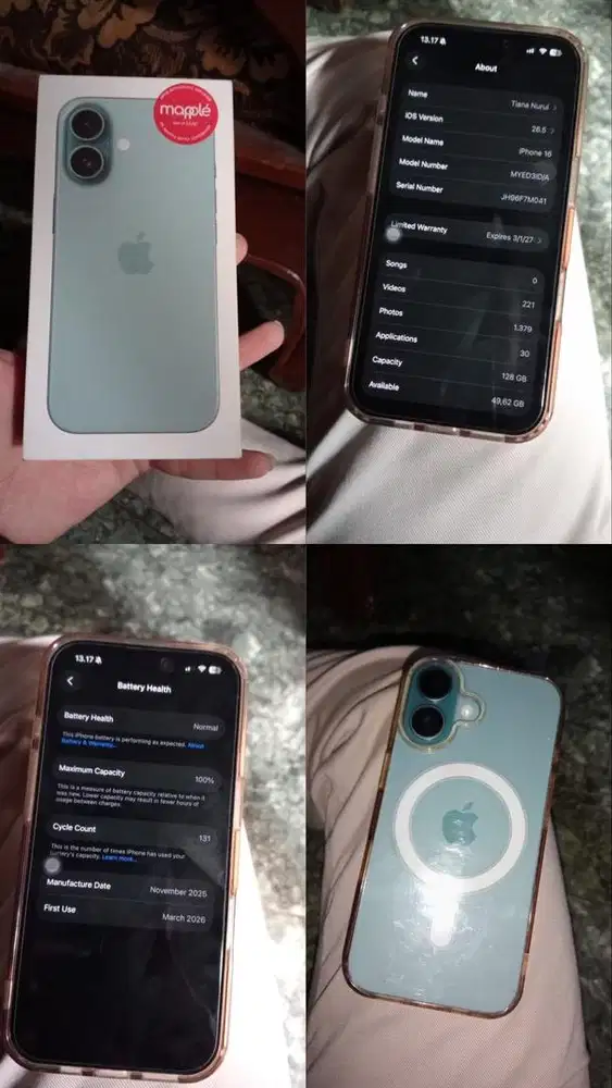 Iphone 16 128GB ibox