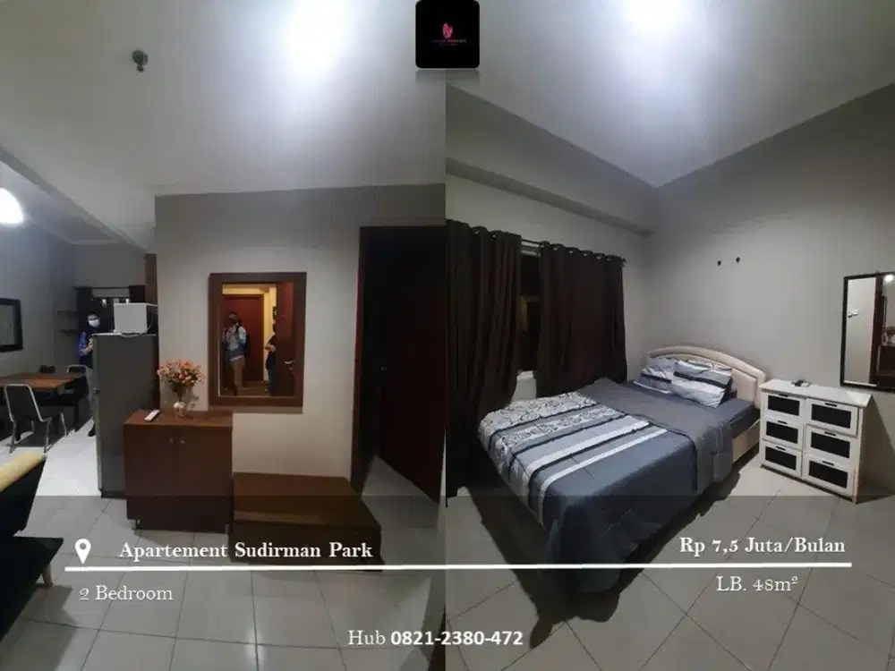 Disewakan Apartement Sudirman Park Low Floor 2BR FF