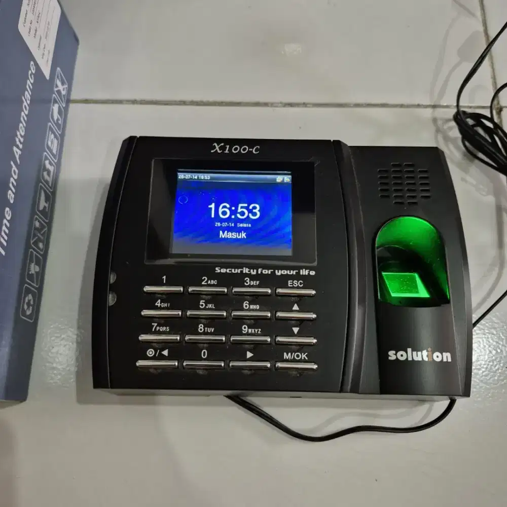 Mesin Absensi Fingerprint Solution X100C