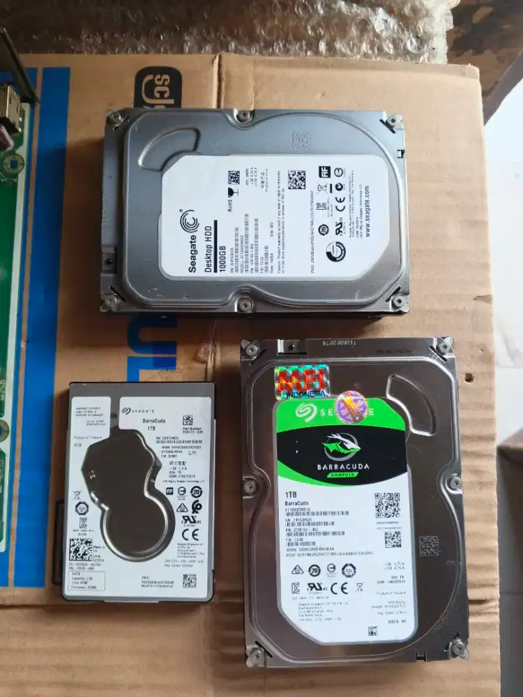 HDD 1000GB/1TB KONDISI NORMAL KESEHATAN DAN PEFORMA 100%