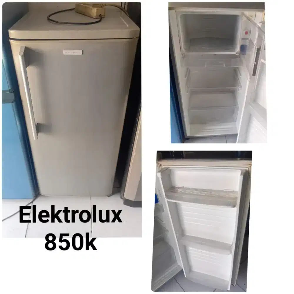 Kulkas elektrolux  bekas bergaransi