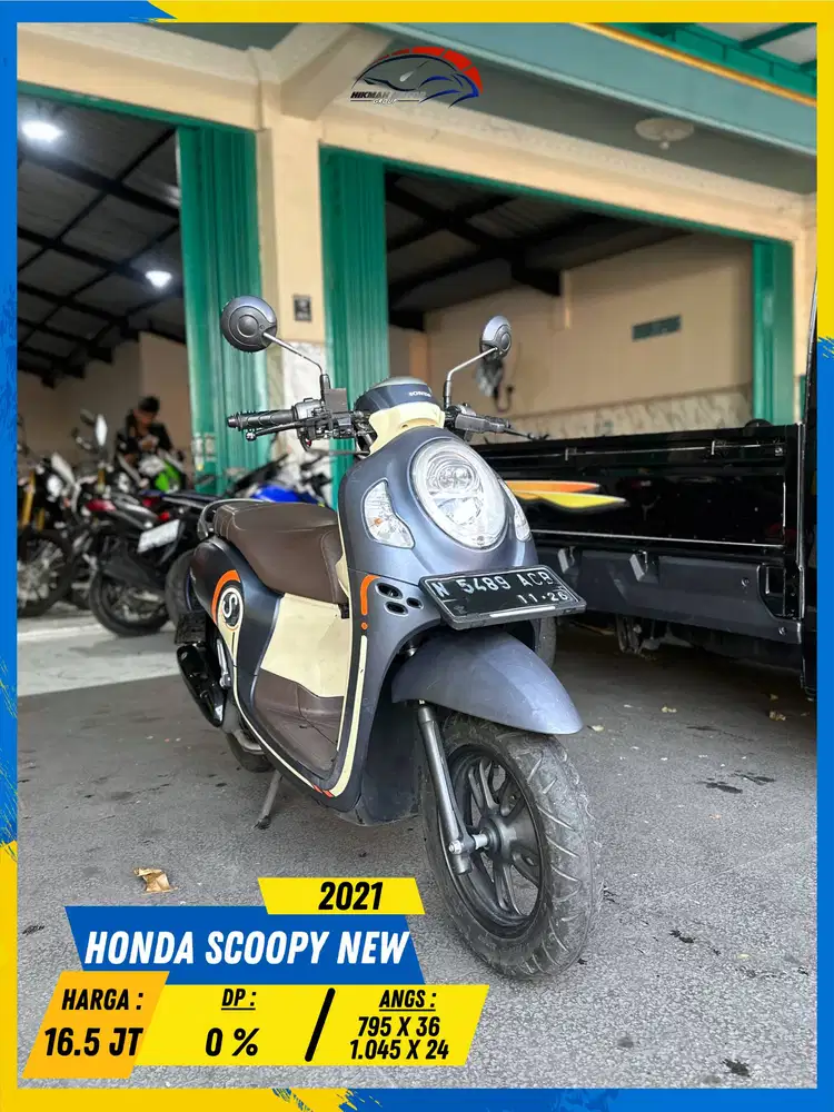 HONDA SCOOPY NEW 2021 SIAP ANGKUT MASZEHH HIKMAH MOTOR KEPUH