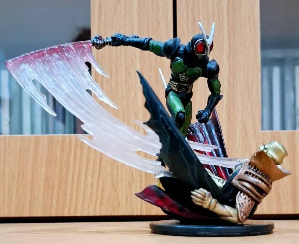 SIC Takumi damashii Kamen rider Black RX & General Jark figure