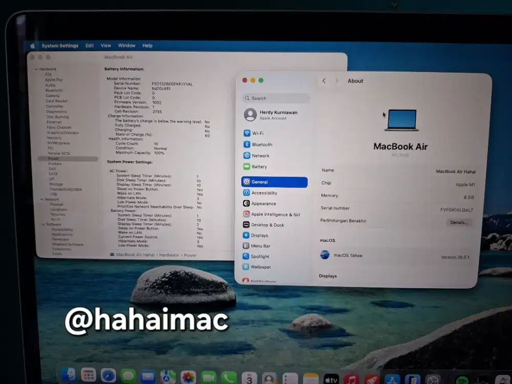 Macbook Air M1 8/256, cc11