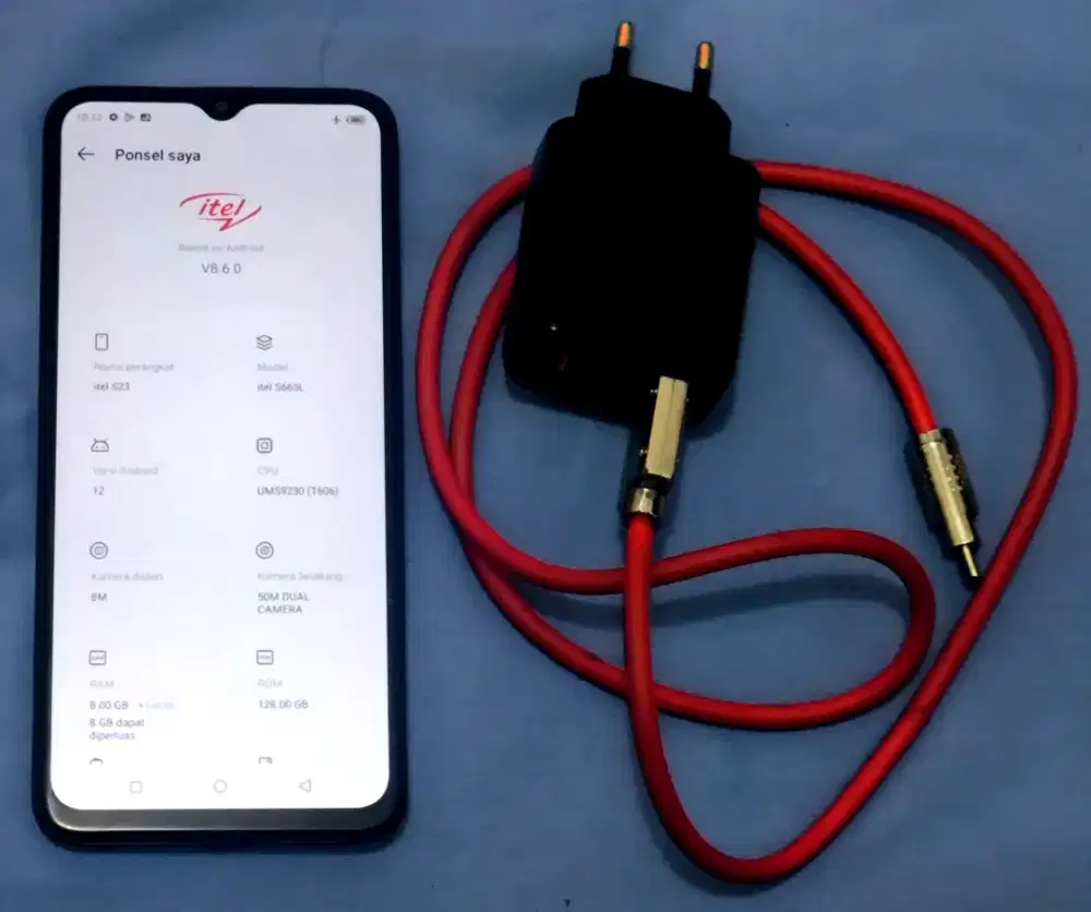 ITEL S23 8+8/128 + Charger, HP ORIGINAL NORMAL