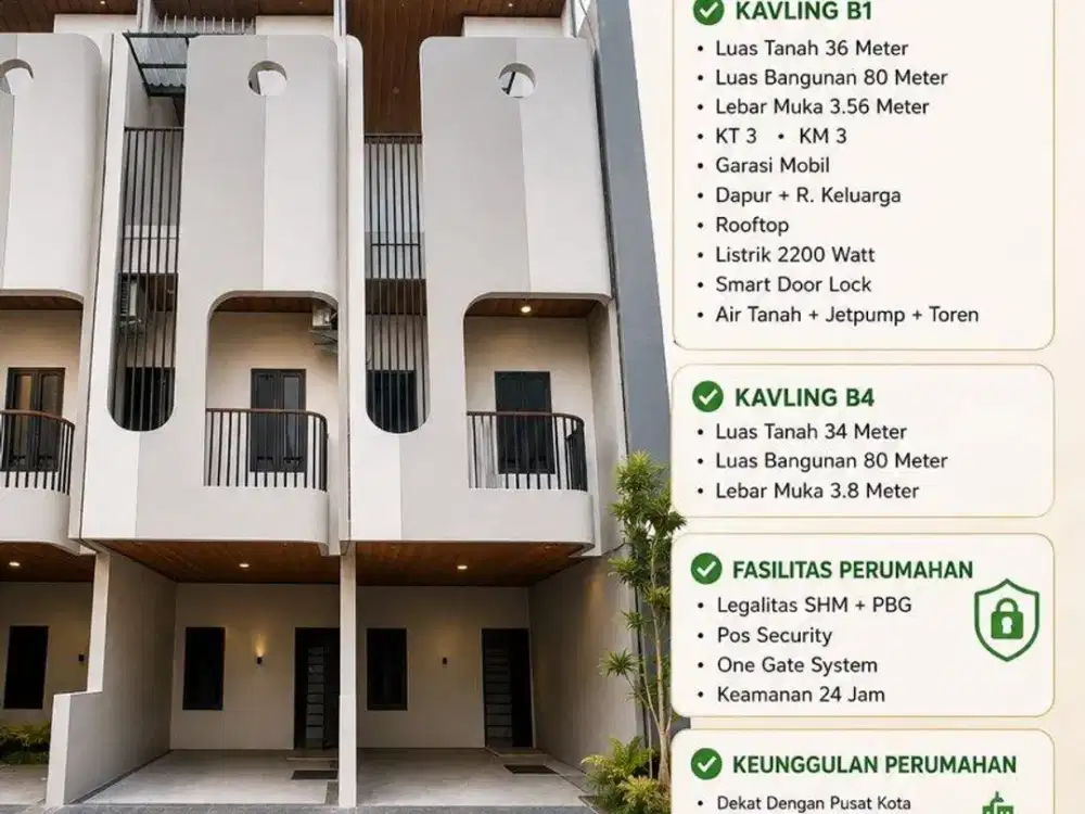 Rumah Siap Huni Murraya Residence Matraman Jakarta Timur