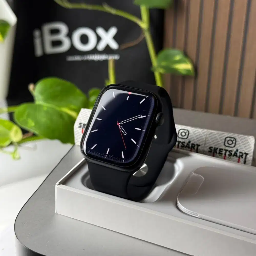 Apple Watch Series 7 45mm Black iBox iwatch Battery Health 84%