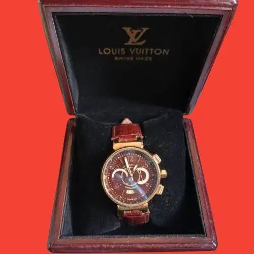LV otomatis jam tangan pria mesin dan krono lancar minus di dial