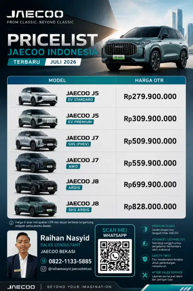 JAECOO ANDALAN BEKASI