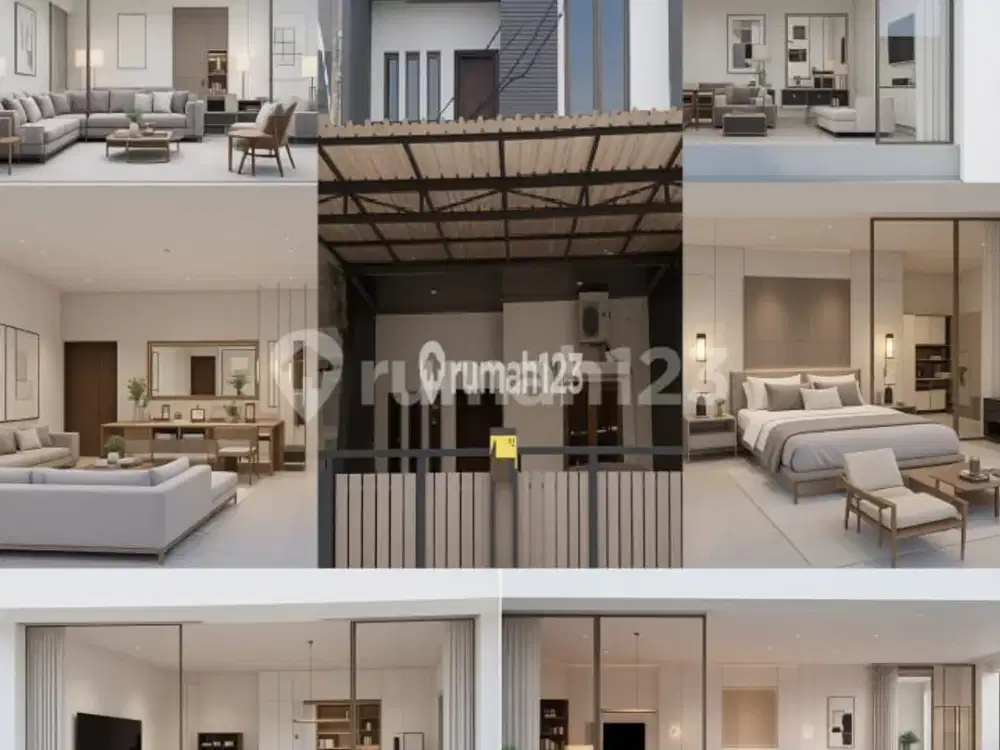 Jual Rugi,,, Jual Cepat,, Rumah Minimalis Baru 2 Lantai Deket Mall di Kelapa Gading