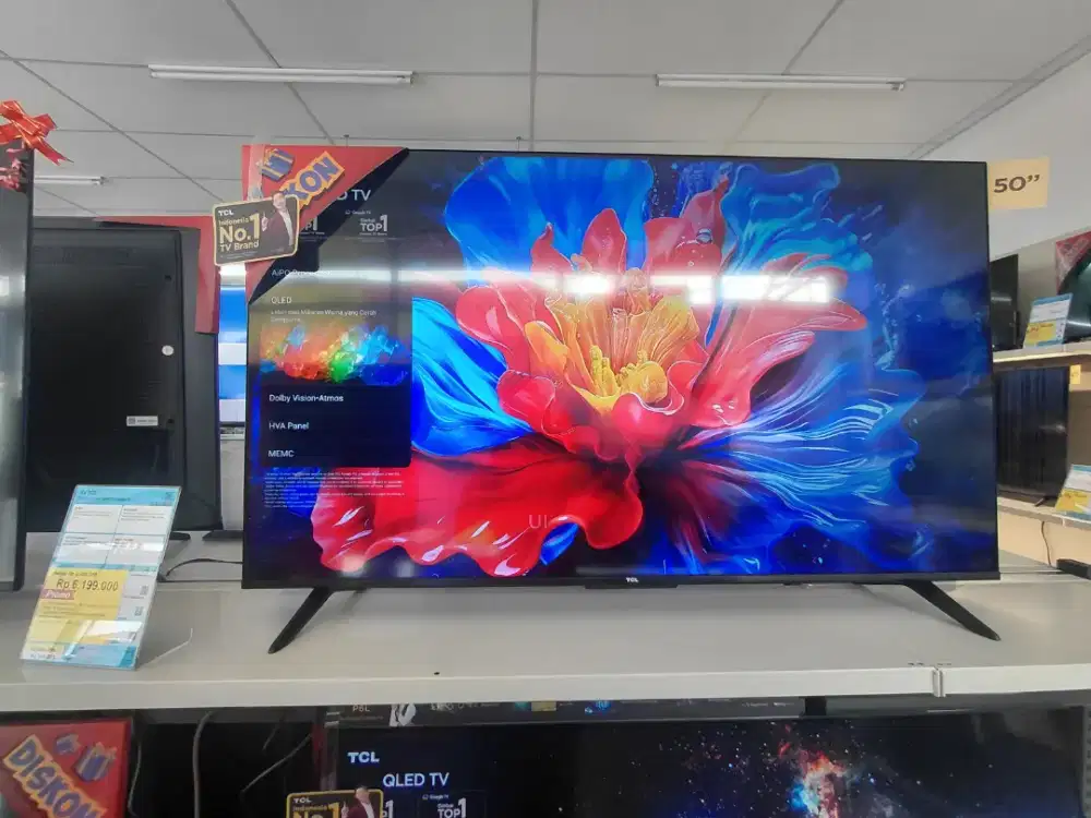 TV TCL 50 Inch QLED Google TV