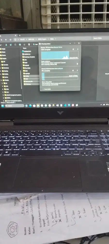 Laptop Second HP Victus, AMD Ryzen 5000 Series