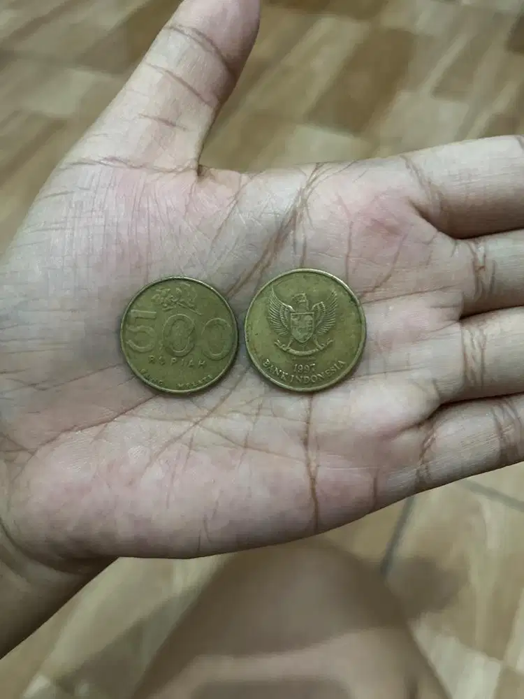 Uang Koin kuno Rp. 500 Edisi thn 1997