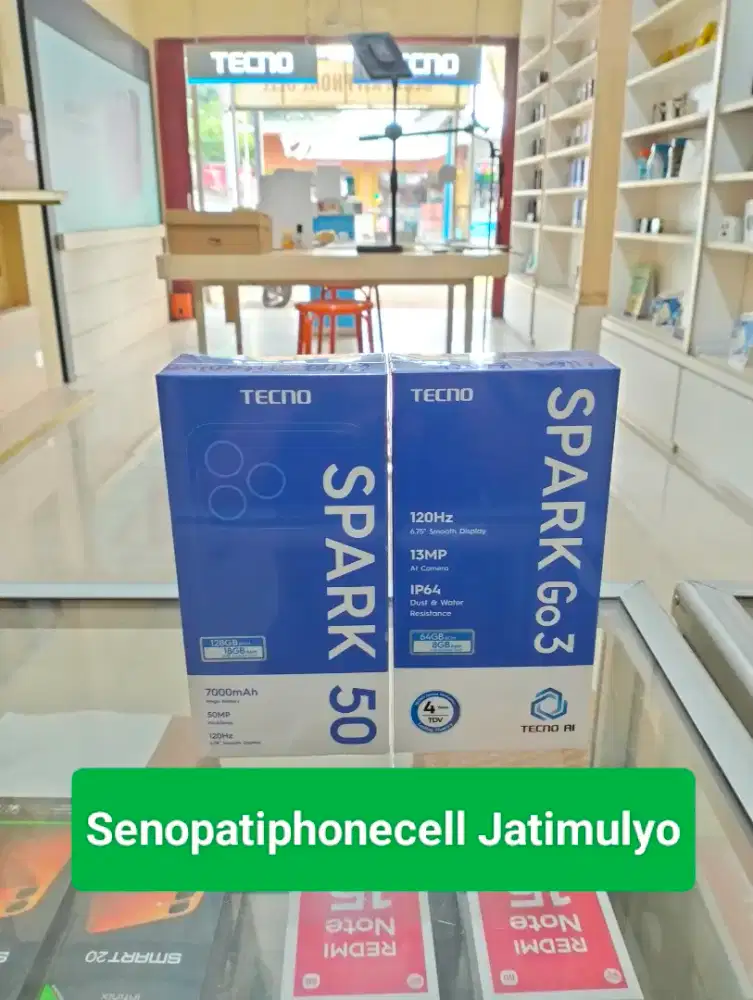 Tecno Spark GO 3 Ram 4+4/64 GB Garansi Resmi Harga Promo