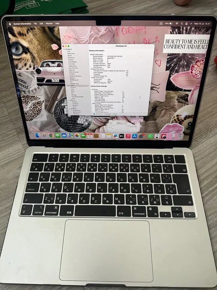 Dijual Macbook Air M2 8/256