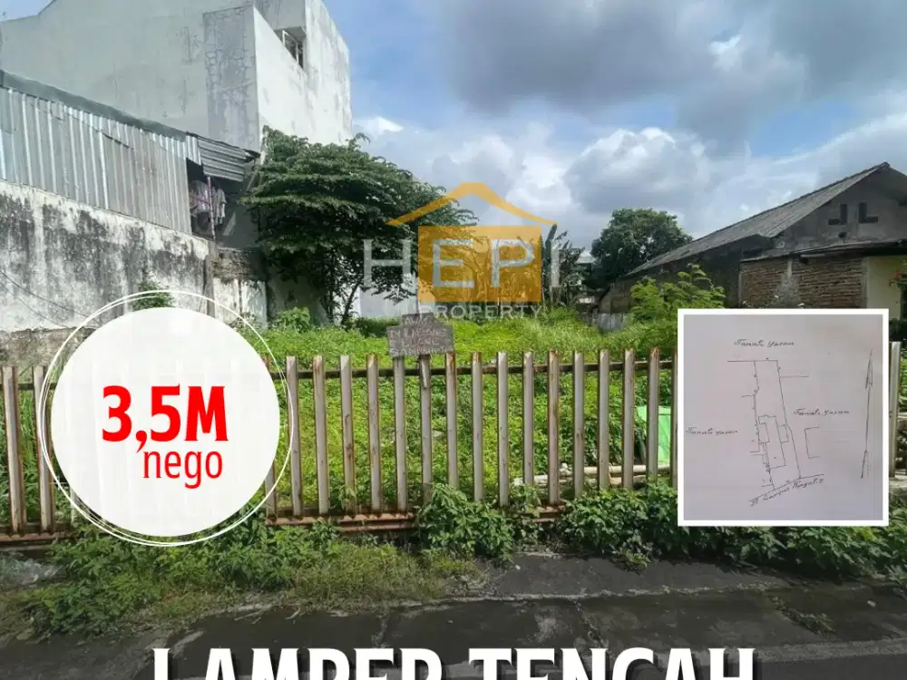 Dijual Tanah di Lamper Tengah Semarang Timur