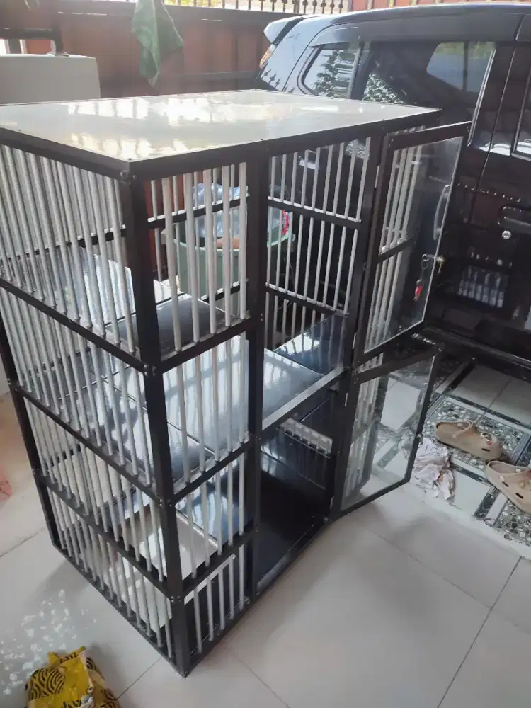 Di Jual Kandang Kucing Alumunium 2 Lantai