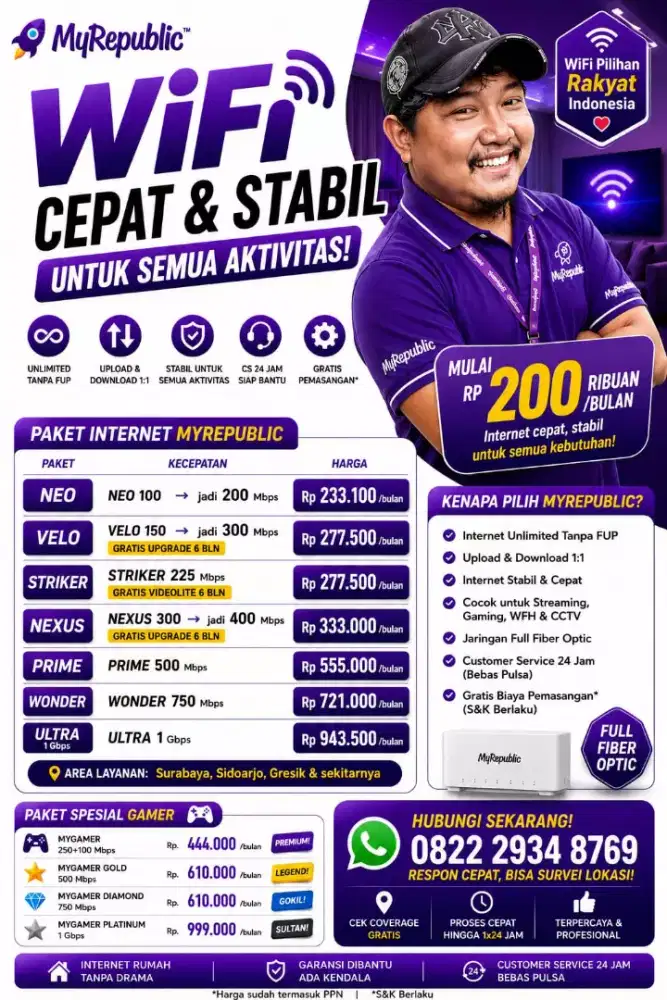 Internet myrepublik  JATIM