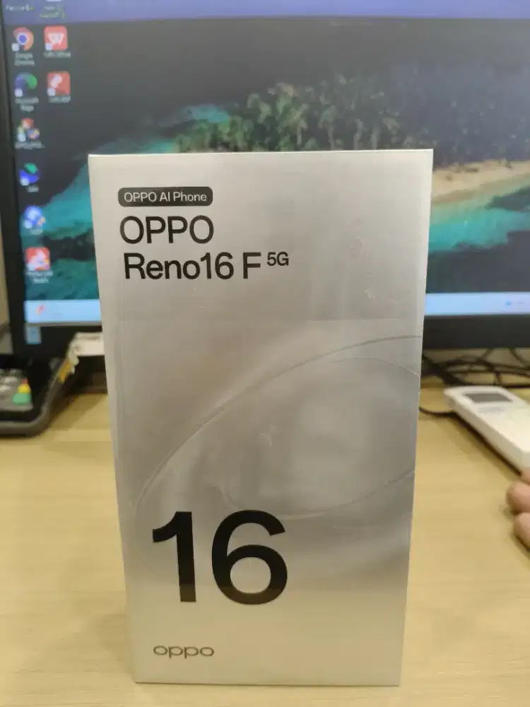 Jual murah Oppo Reno 16F 8/256 masih segel