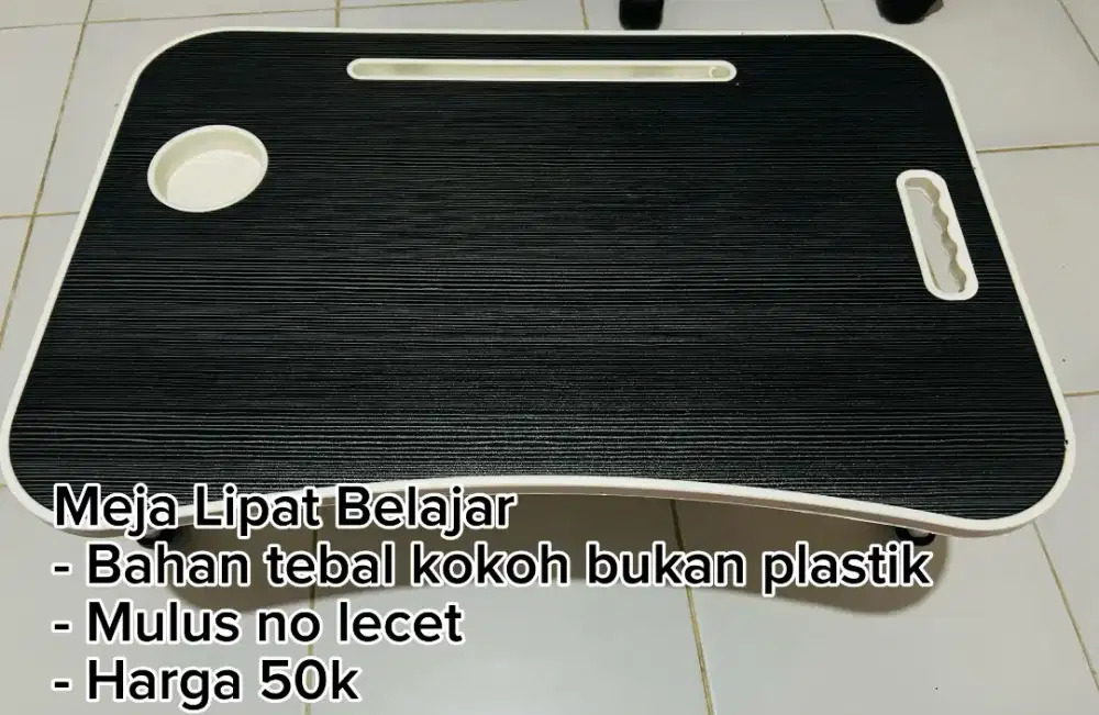 Meja Lipat Belajar Kerja Kokoh