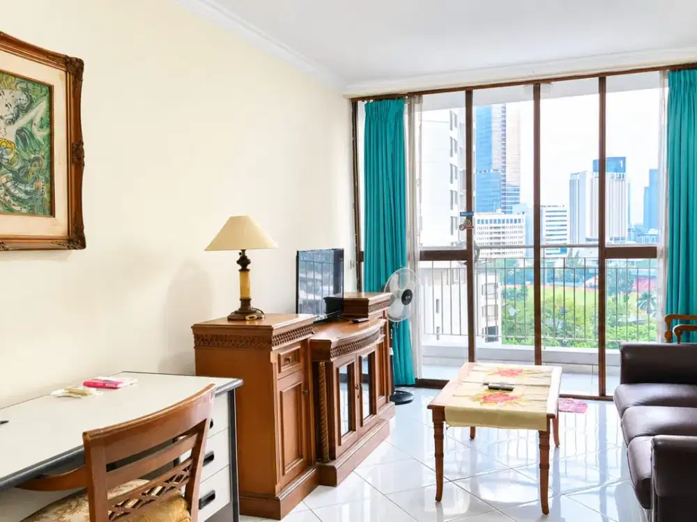 Disewakan Apartemen Taman Rasuna 2BR Furnished 74 m2 - Setiabudi, Jakarta Selatan, Siap Huni