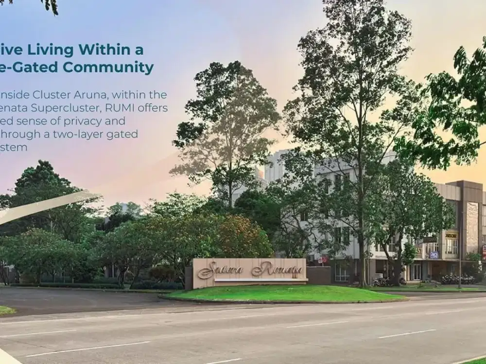 Brand New HOUSE LIVING Cluster Rumi At Sutera Aruna Alam Sutera