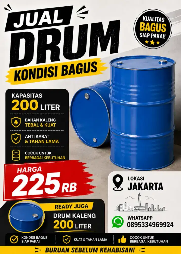 Drum besi tong besi