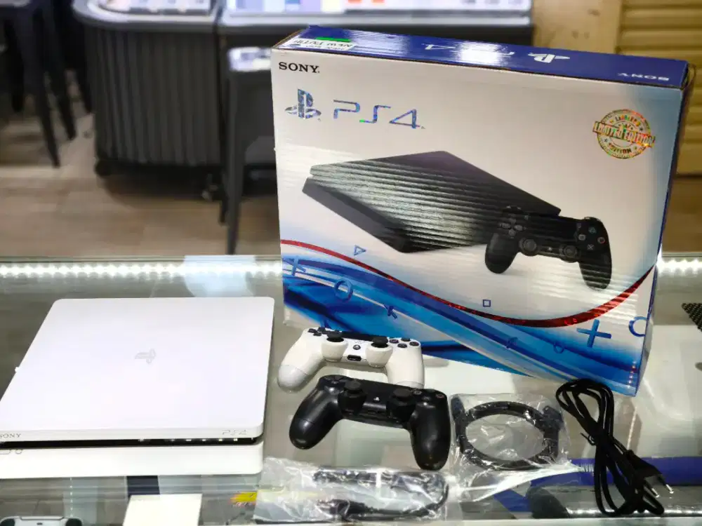 PS4 SLIM 500GB+2 STIK ORI MESIN