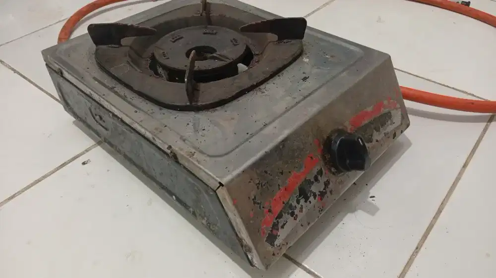 Kompor Gas Rinnai 1 Tungku (RI-511T) + Selang & Regulator Miyako