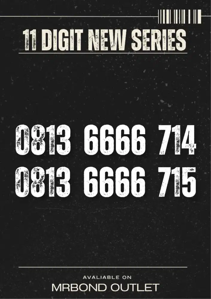 NOMOR CANTIK SIMPATI 11 DIGIT NEW SERIES KWARTET 6667