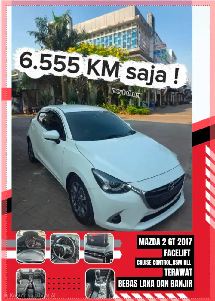 ( LOW KM ) Mazda 2 GT 2017 facelift