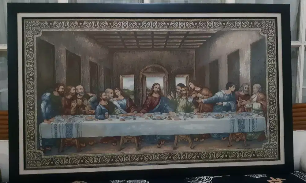 Gambar Kain  Perjamuan Terakhir