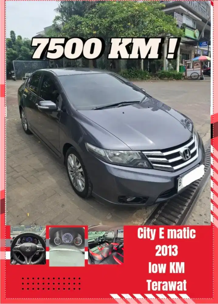 ( LOW KM ) Honda CITY Automatic E 2013