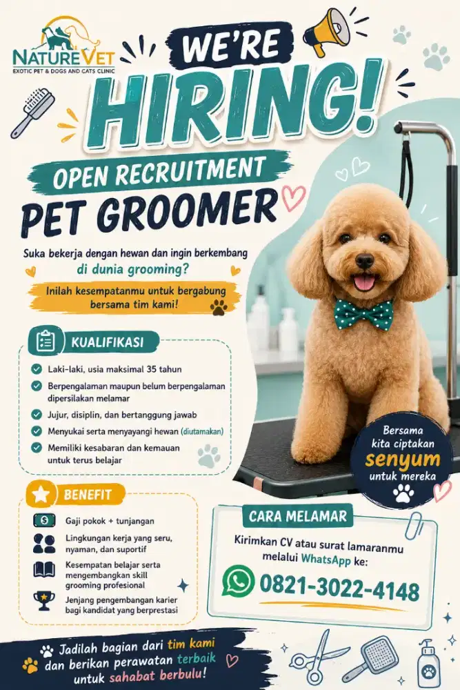 Open Recruitment Groomers