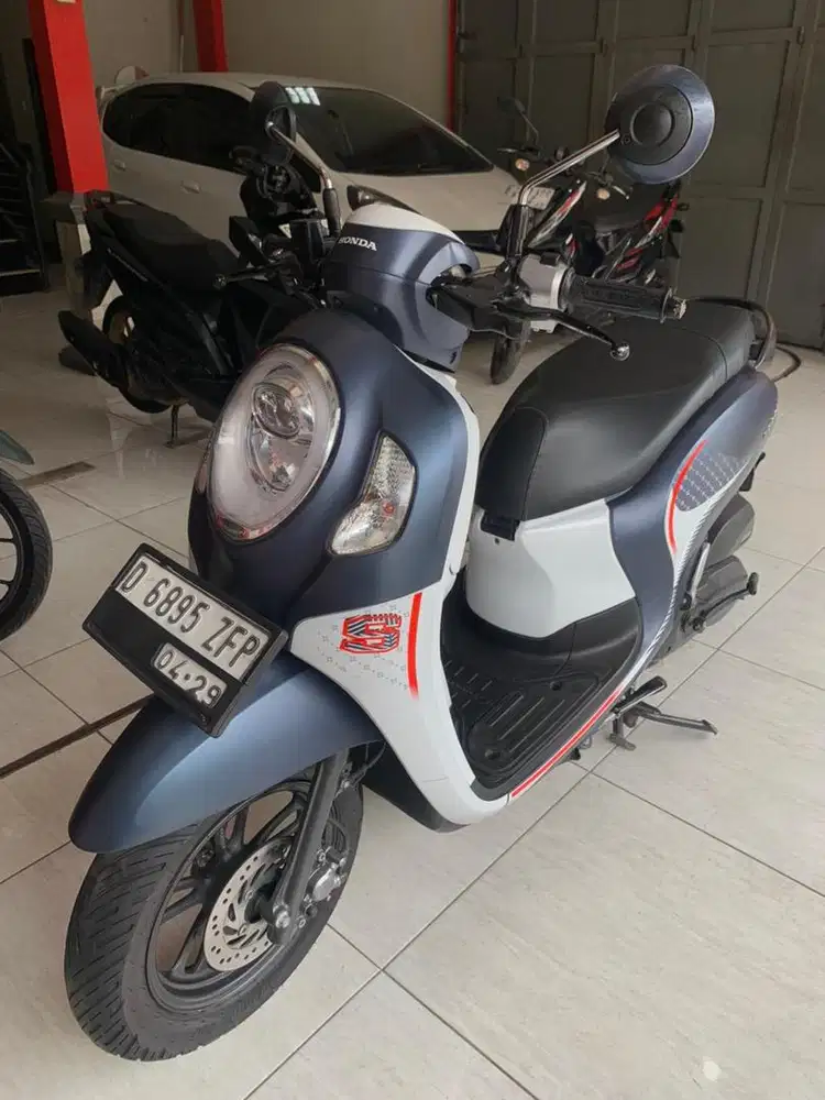 Scoopy esp Sporty 2024 biru terawat