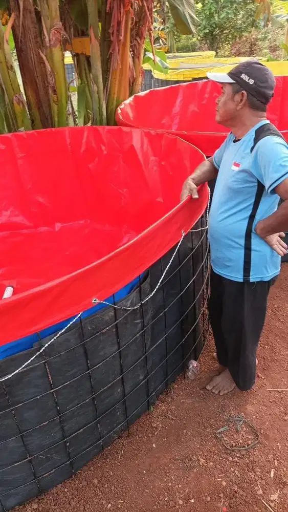DISTRIBUTOR BIOFLOK KOLAM IKAN BUNDAR TERPAL