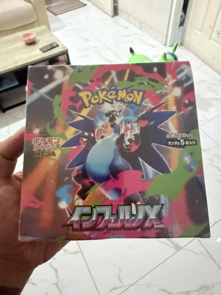 Kartu pokemon booster mega inferno x