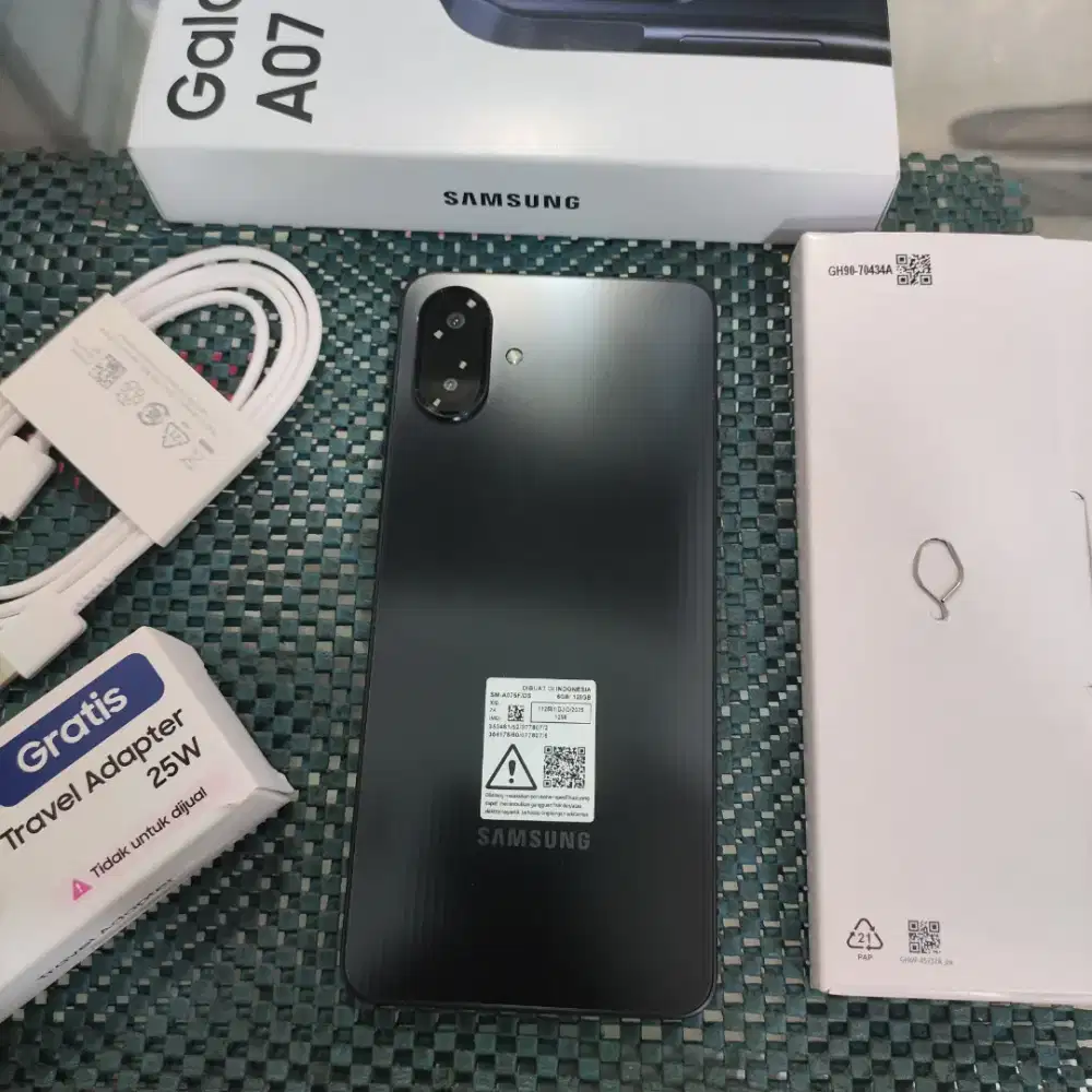 Samsung A07, 6/128Gb Fullset, bisa TT