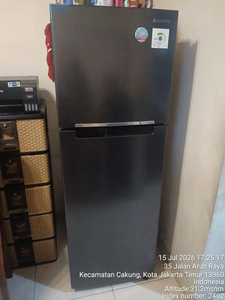 KULKAS SAMSUNG 2 PINTU LIKE NEW SEKALI!!