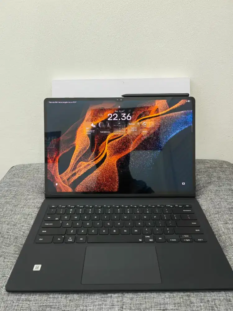 Samsung Tab S8 Ultra 5G 12/256 Fulset ori + keybord ori no minus