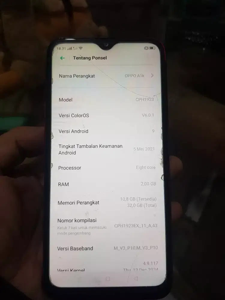 Oppo A1 2/32 merah