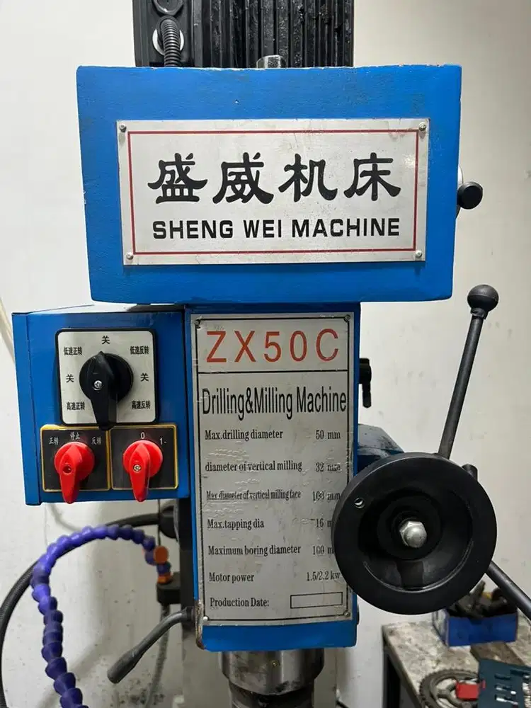 MESIN DRILLING & MILLING SHENG WEI ZX50C