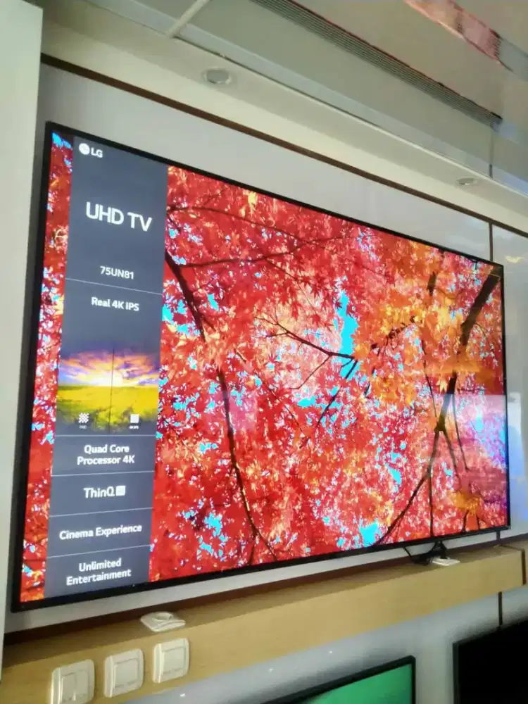 smart tv merk lg 75inc full