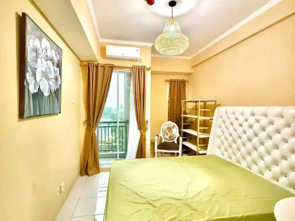 Dijual Apartemen Full Furnished Akasa Tower Kirana Lantai 3 Type Studio Siap Huni di Serpong BSD
