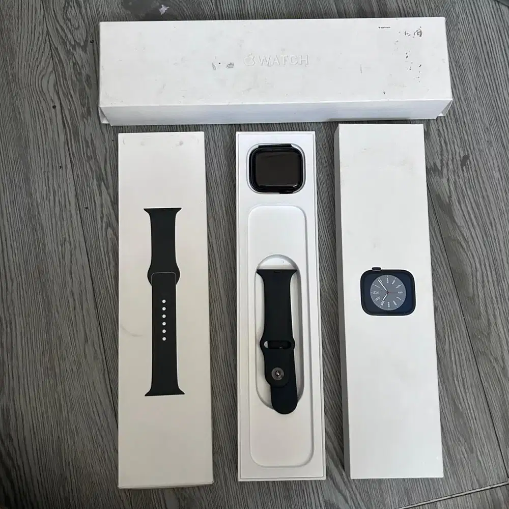 apple watch series 8 lengkap siap pakai